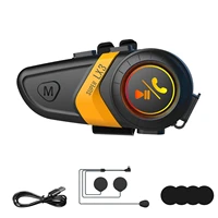 lx3 motorcycle helmet headphone intercom multifunction waterproof handsfree wireless earphone all in one music player navigation