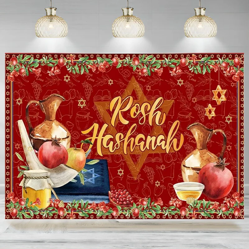 Фон для фотосъемки с изображением роз хашаны