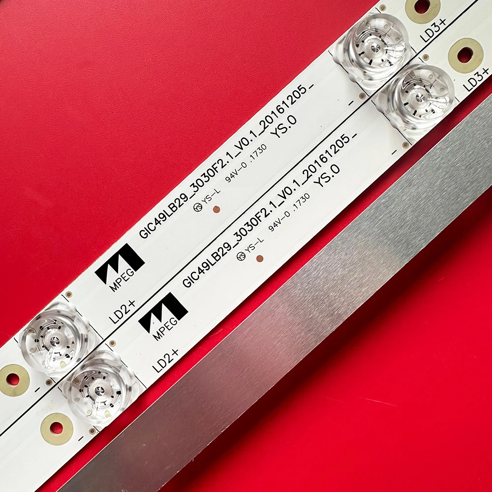 1/5TV светодиодная подсветка для TCL GIC49LB29-3030F2.1 D49A620U 49P1-UD tmt_49p3-c_8x4 4C-LB4904-HR07J 49P3F 49A950C
