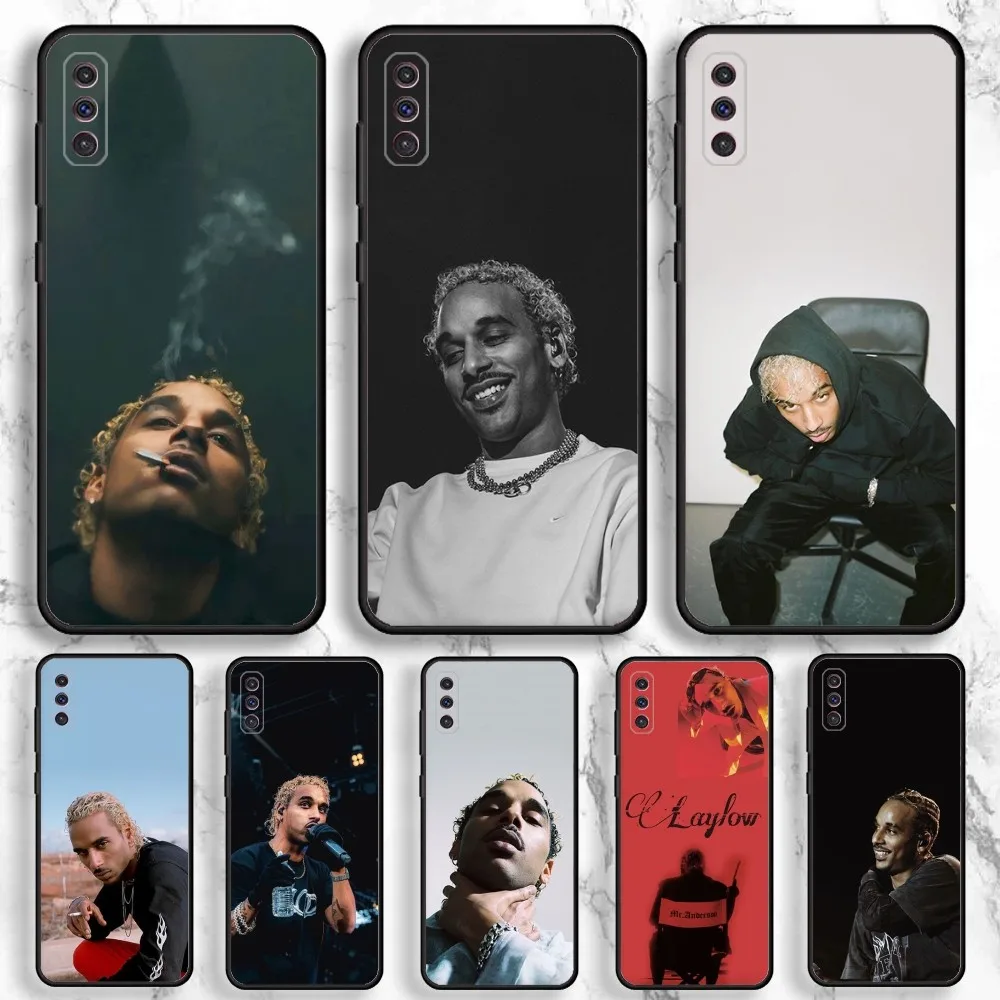 Чехол для телефона Rapper Laylow Samsung Galaxy A13 A21s A22 A31 A32 A52 A53 A71 A80 A91 мягкий черный чехол