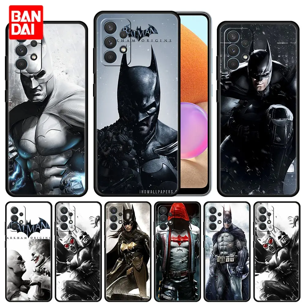 

Cover Case for Samsung Galaxy A51 A52 A03 A13 A31 A32 A50 A70 A71 Note 20 Ultra 5G Bag Capa Armor Phone Soft Arkham Batman