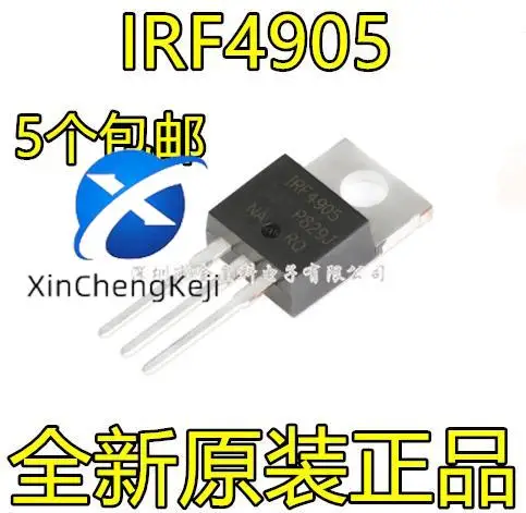 30pcs original new IRF4905 TO263 screen printed IRF4905 P-channel transistor