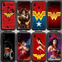 dc superhero wonder woman phone case for huawei y6p y8s y8p y5ii y5 y6 2019 p smart prime pro