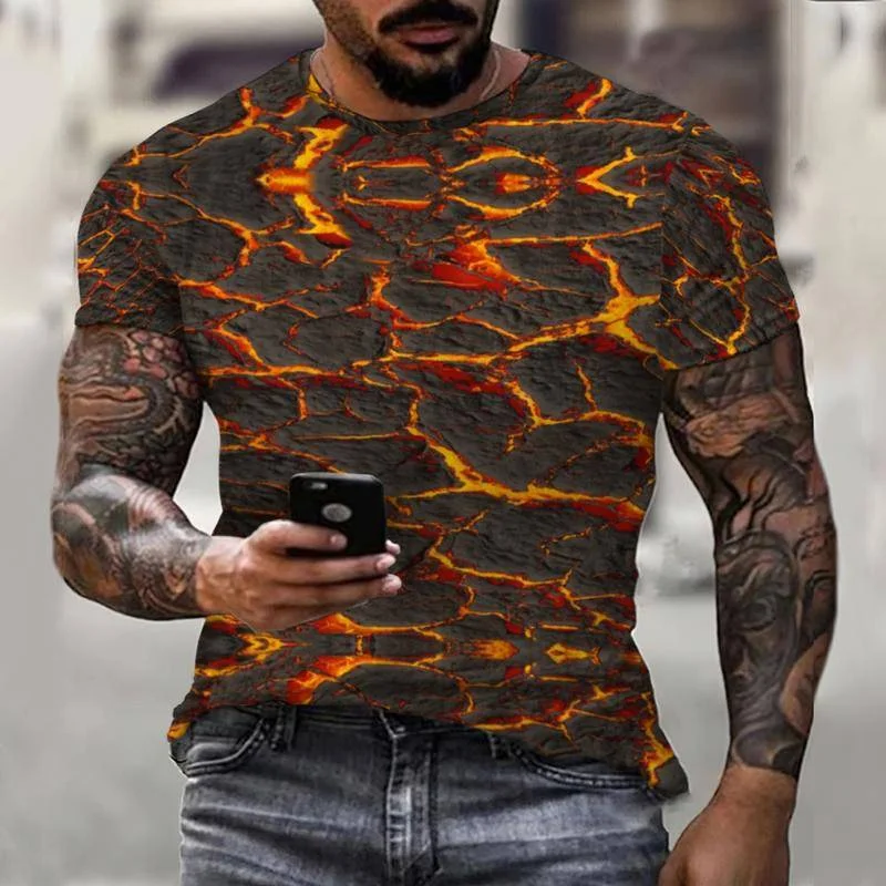 Рисунок 3 - Мужская футболка с 3D принтом в стиле хип-хоп