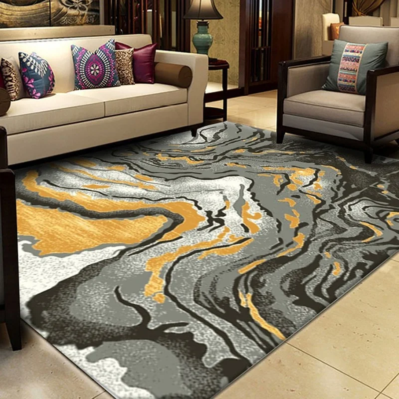 

Ink Splashing Tea Table Carpet Chinese Classical Abstract Carpet Printing Carpet Rugs for Bedroom Rug Living Room Area Rug Large