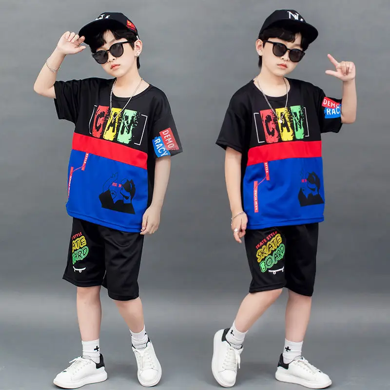 

Футболка и шорты для мальчиков 3-12 лет, с принтом