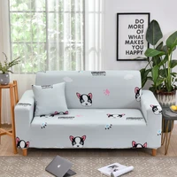 pajenila 1 pc sofa cover for living room blue dog qute elastic soft couch corner sectional pets slipcover 1234seater zl269