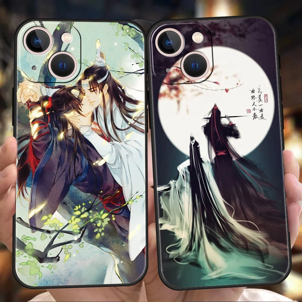 

Anime Mo Dao Zu Shi Phone Case Cover for iPhone 14 13 12 11 Pro Max X XR XS Max 14 7 8 Plus Shockproof Silicone Soft Shell Coque