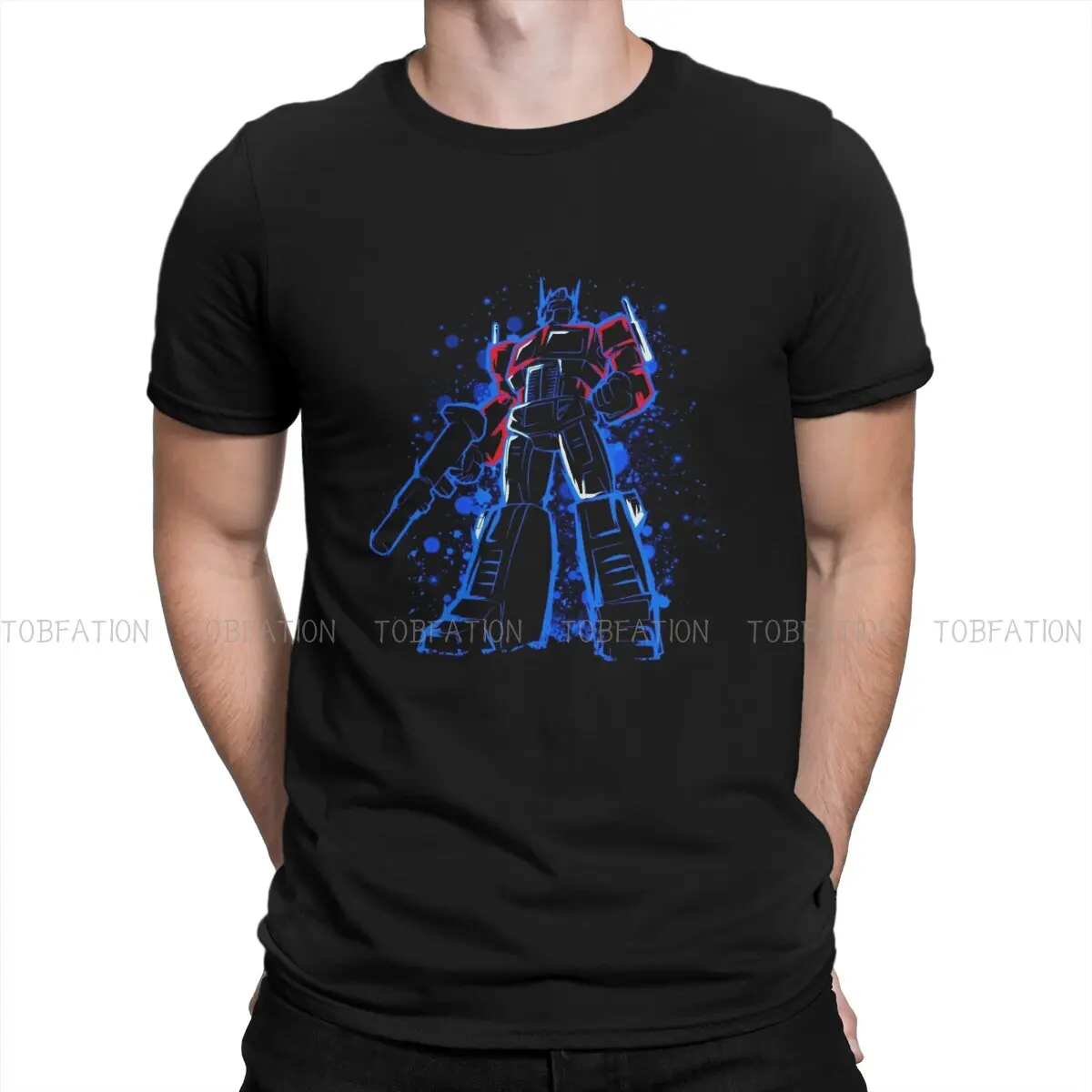 

Optimus Prime Transformers Autobots Film T Shirt Vintage Fashion Loose O-Neck TShirt Harajuku Men's Streetwear