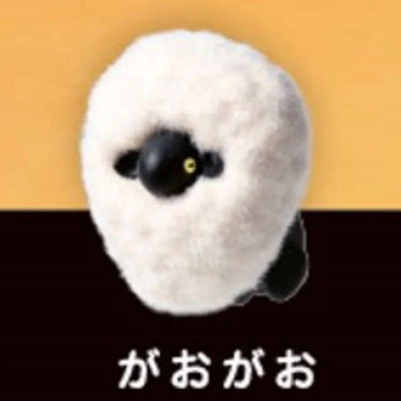 Фото Фигурка-украшение YELL Valais Blacknose Sheep из флокированного материала, оригинальный японский гашапон, в наличии, декор для рабочего стола, милый коллекционный предмет. №3