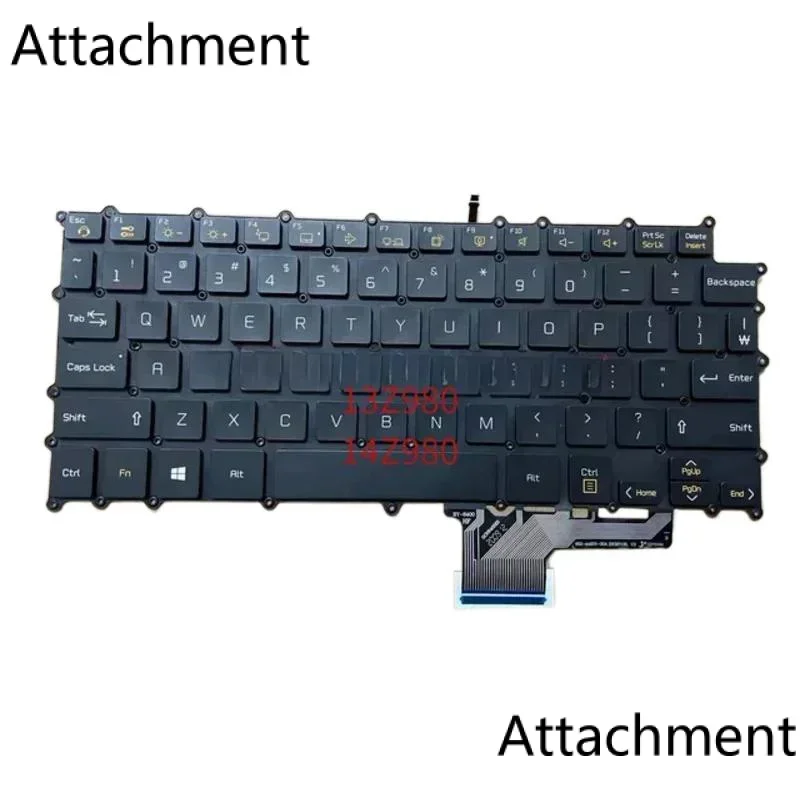 Клавиатура WYORESY для LG 13Z980 14Z980 15Z980 15Z990N 17Z90N 17Z980