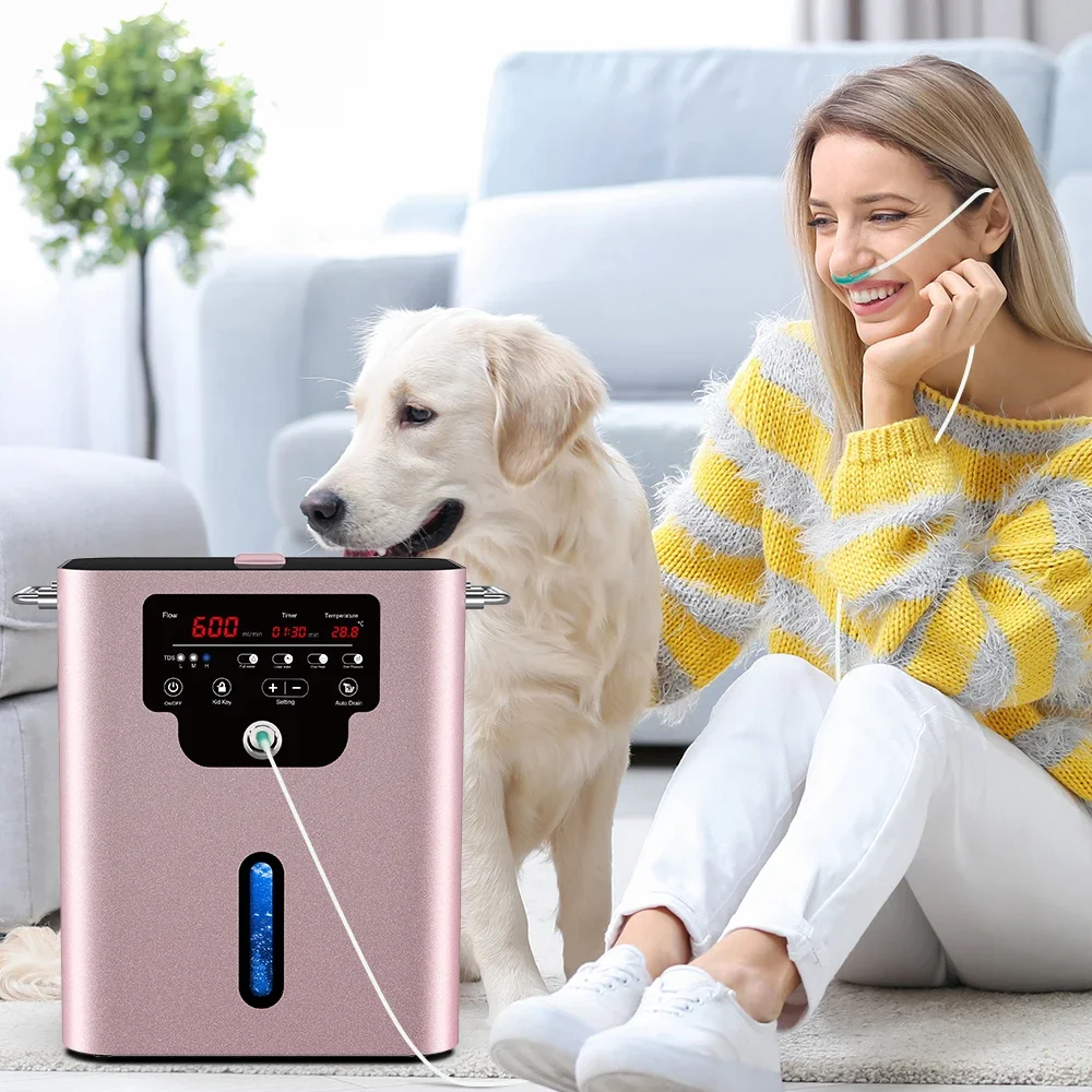 Suyzeko Дешевая оптовая продажа 600 мл/мин водородный газовый ингалятор PEM генератор