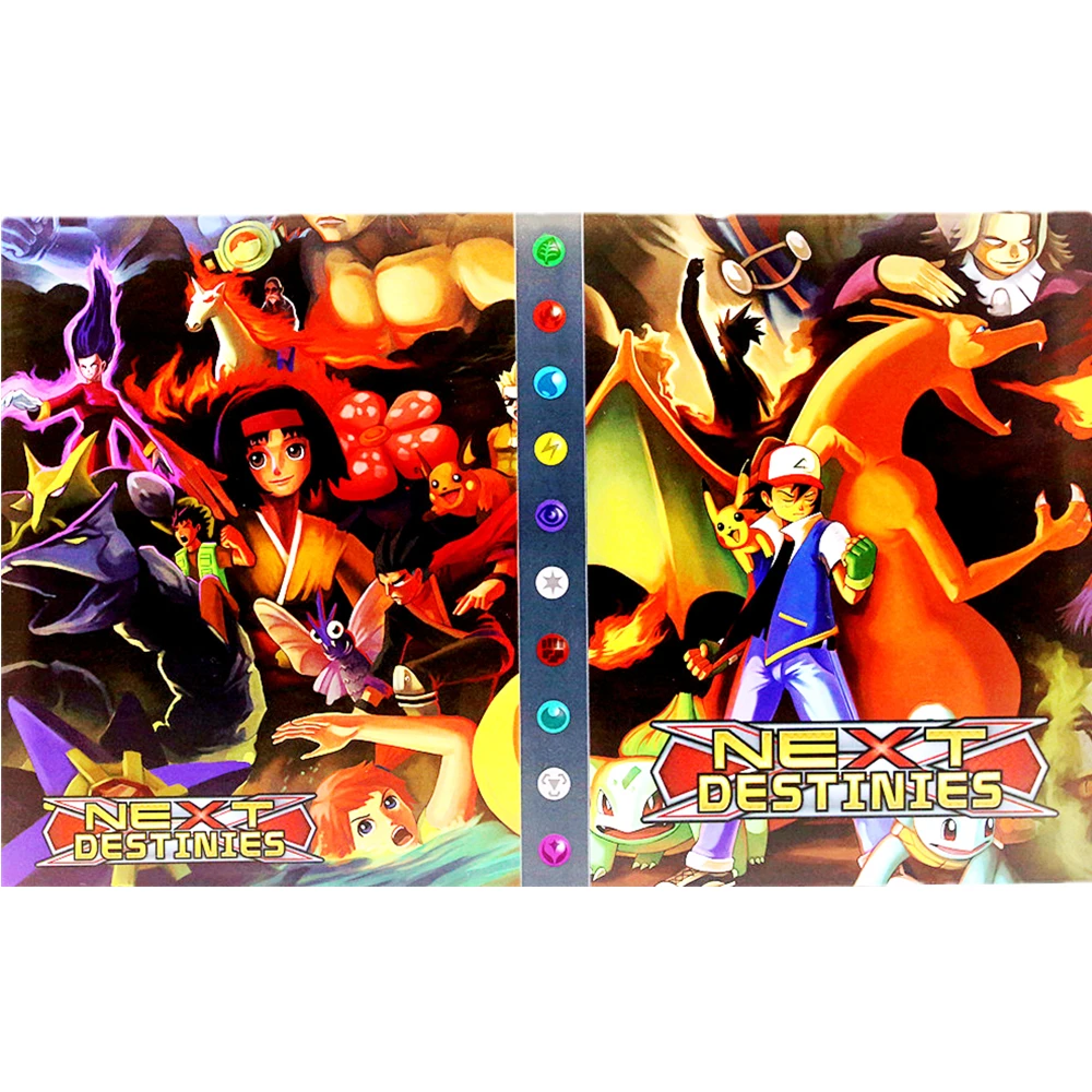 

240Pcs Pokemon Cards Album Book Games Charizard Mewtwo Anime Toys Collection Card Pack Collection Booklet Kids Gifts Toys