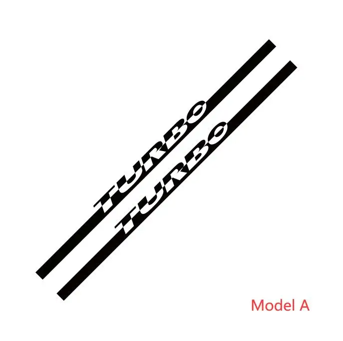 

Спортивные полосы для гонок, 2 шт., наклейки на дверь и боковую юбку автомобиля для Volkswagen Beetle Чив Turbo, декоративные виниловые наклейки для кузова автомобиля, аксессуары