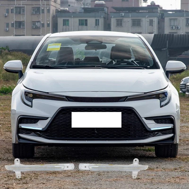 Фото Подходит для переднего бампера Toyota Corolla XSE Sedan 2023-2026 годов выпуска, свет дневного ходового огня, указатель поворота, аксессуары. №3