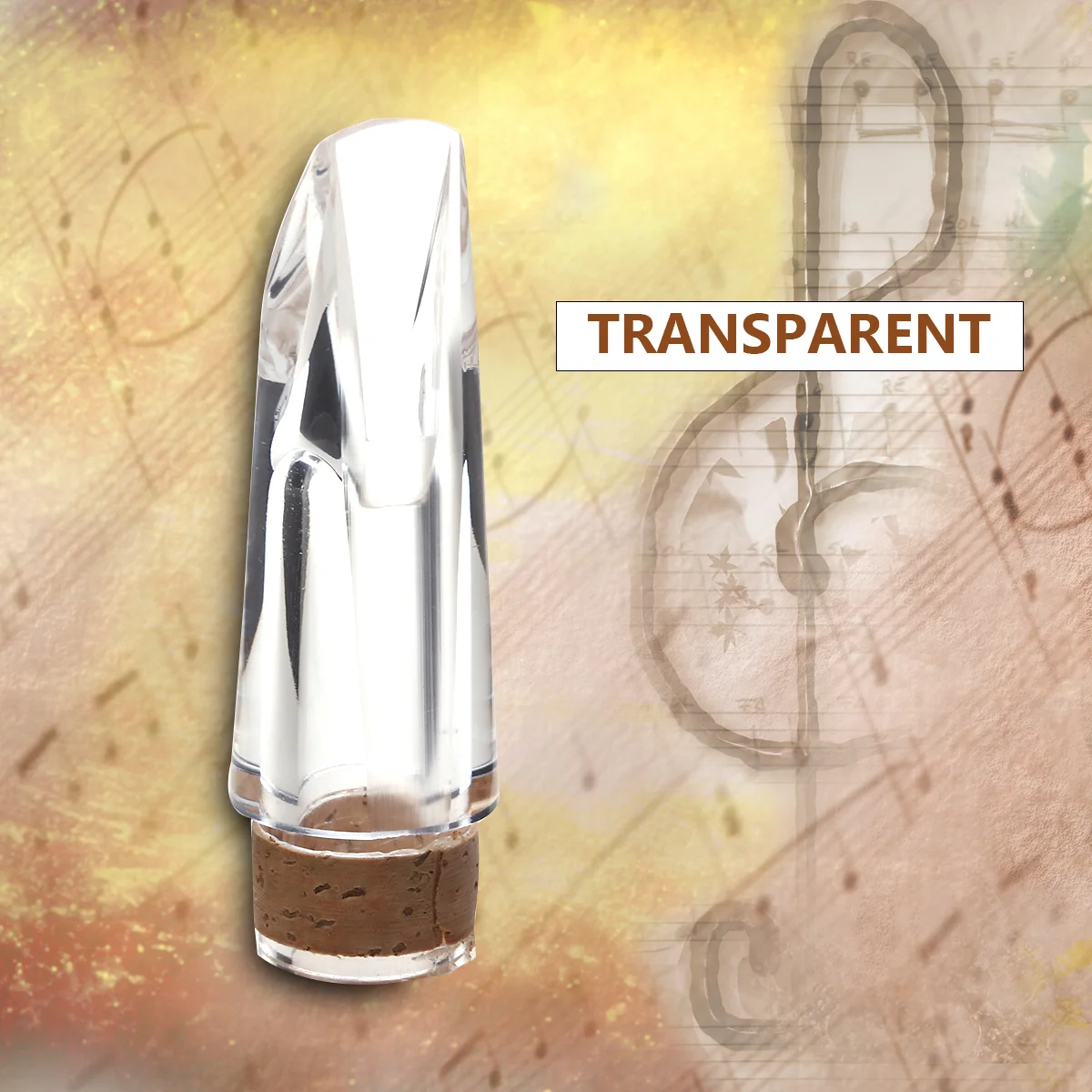 Professional Clarinet Mouthpiece Bolwtorch for Bb (Transparent) bolwtorch clarinet mouthpiece