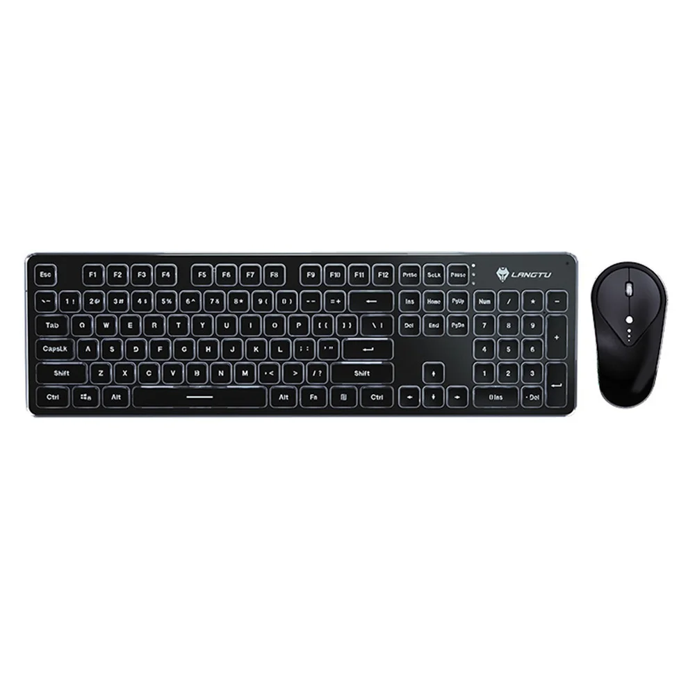 

Mute Ergonomics Office Mouse Waterproof Usb Computer Keyboard Mouse 1600dpi Backlit Game Keyboard Laptop Accessories