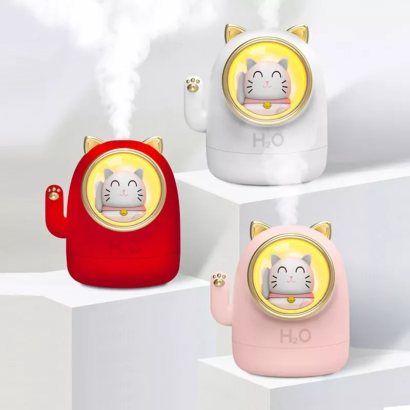 

Увлажнитель воздуха ультразвуковой, 400 мл, светодиодный светодиодной подсветкой