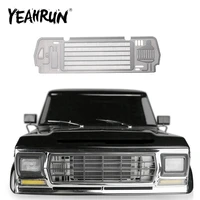 yeahrun metal steel radiator grill plate for traxxas trx 4 trx4 bronco 110 rc crawler car upgrade parts accessories