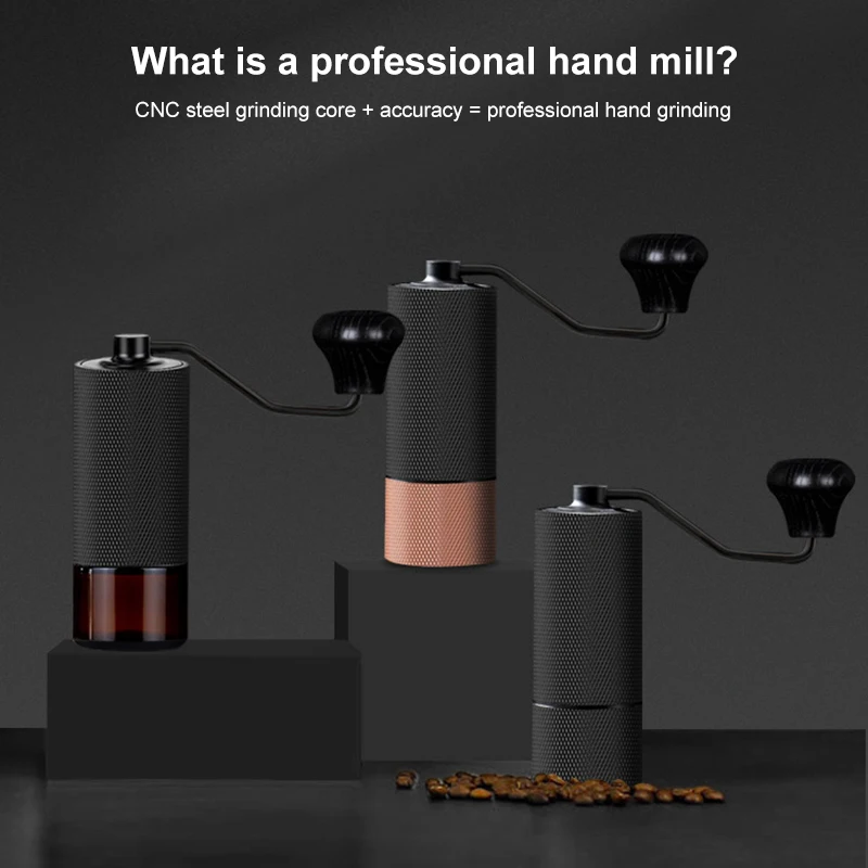 

Профессиональная шлифовальная машина из алюминиевого сплава, зерновая матовая кофемолка для зерен, маленькая кофемолка для пищевых продуктов