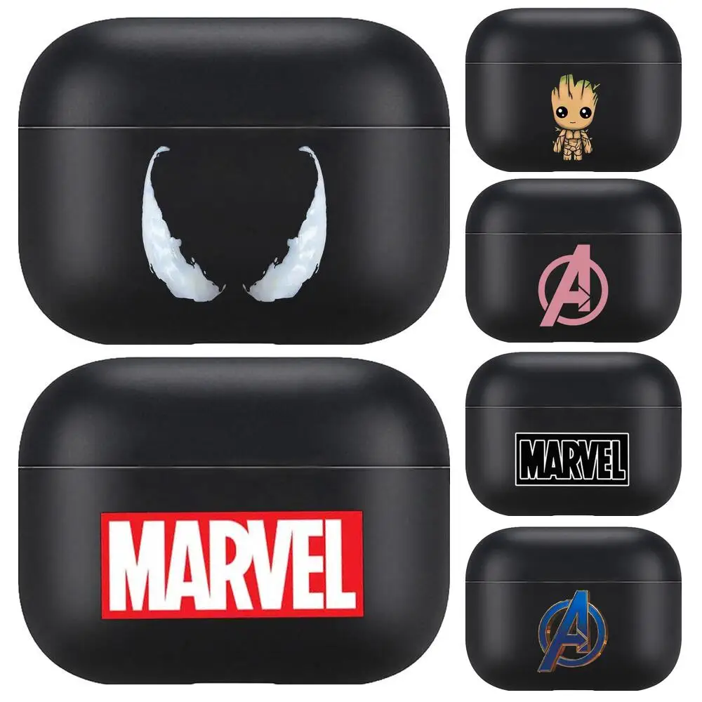 Фото Чехол с логотипом Marvel heroes для Airpods pro 3 защитный чехол беспроводных Bluetooth наушников Чехол с логотипом Marvel heroes для Airpods pro 3 защитный чехол беспроводных Bluetooth наушников