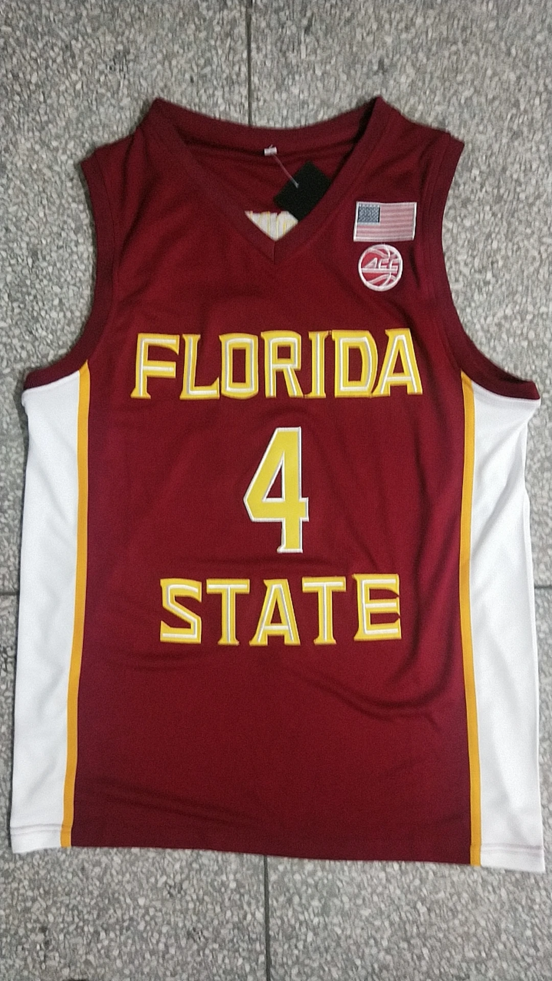 

College Basketball Florida State 4 Scottie Barnes Jersey Men Breathable Pure Cotton Team Red Away University High Quality