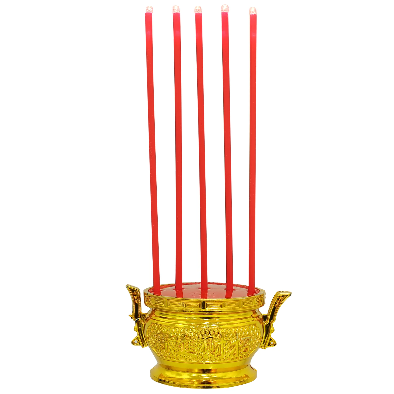 

Burner Ledelectronic Censer Electricaltar Reusable Chinese Portable Lamp Stick Supplies Sacrifice Offering Feng Home Shui