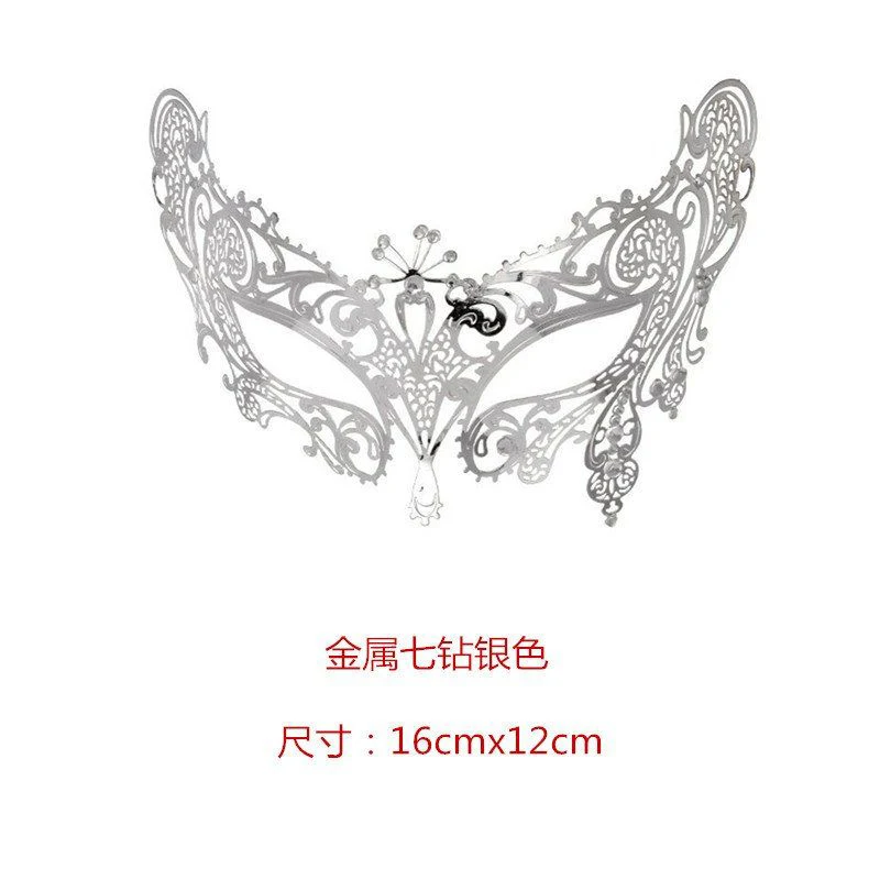 

Metal Rhinestones Women Masquerade Masks Hollow Out Sexy Fashion Cosplay Rave Birthday Graduate Party Halloween Easter Fox Love