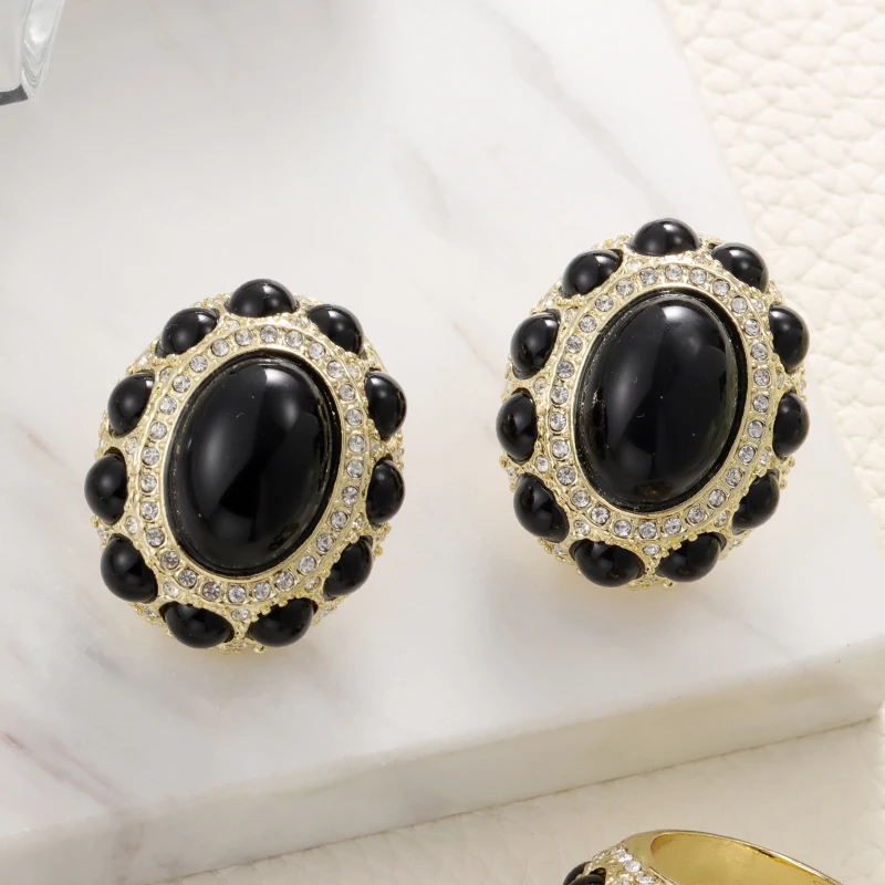 Винтажные цветные Серьги-клипсы GrayBirds в подарочной коробке на День Благодарения