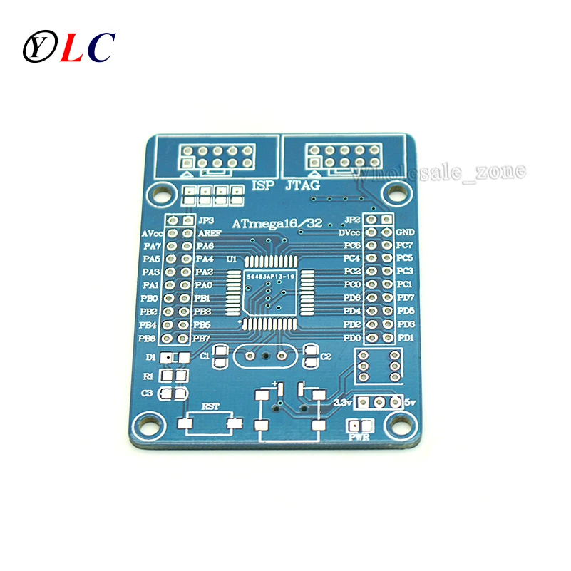 Пустая печатная плата для разработки системы ATMEGA16(L) / ATMEGA32(L) |