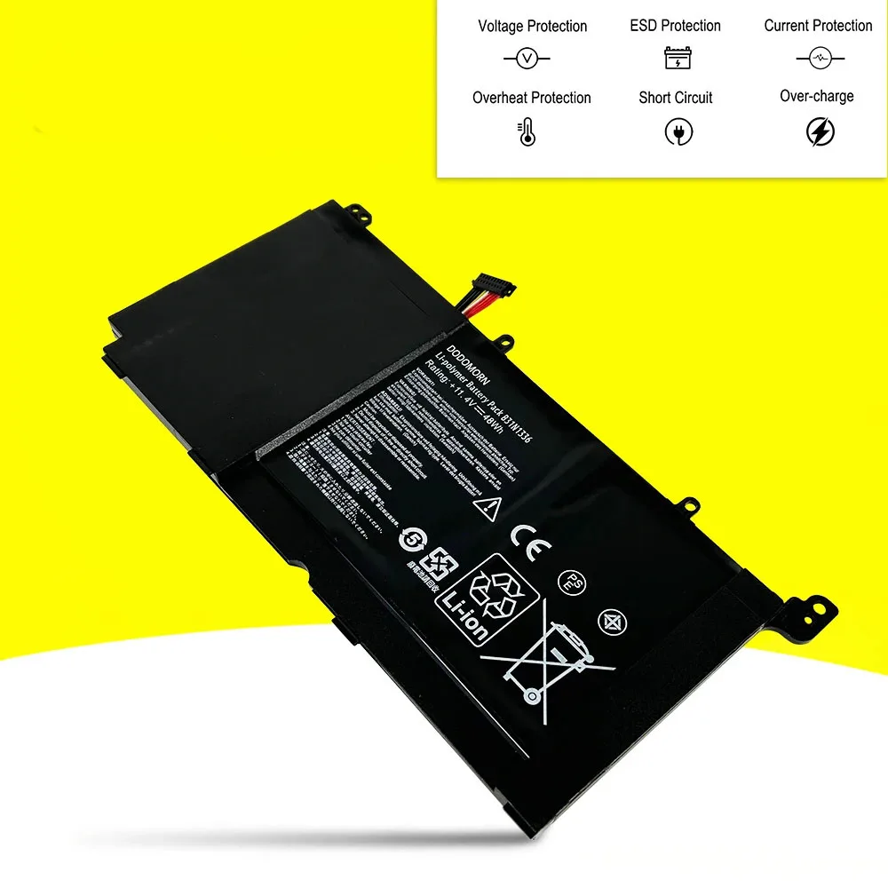 11 4 В 48 Втч B31N1336 Аккумулятор для ноутбука ASUS VivoBook S551 S551LA S551LB R553L R553LN R553LF K551LN V551 V551LN