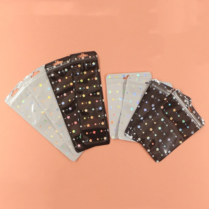 50 шт. прозрачные пакеты с застежкой-молнией