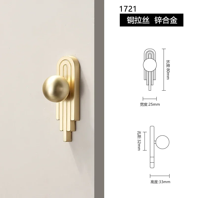 

Ручки для шкафов из цинкового сплава