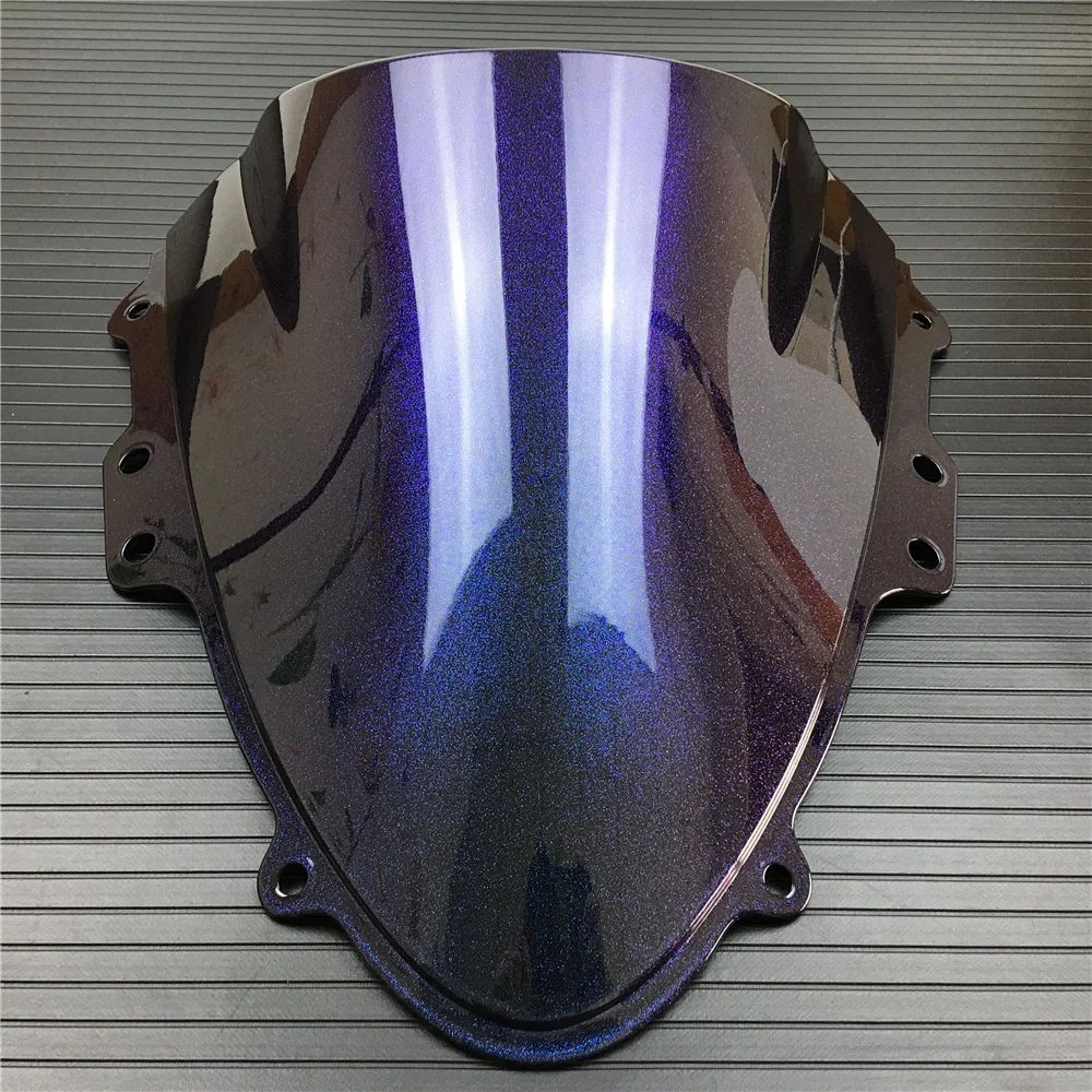 Экран ветрового стекла мотоцикла углеродный блеск хамелеон для Suzuki GSXR 600 750 R K4 gsxr r
