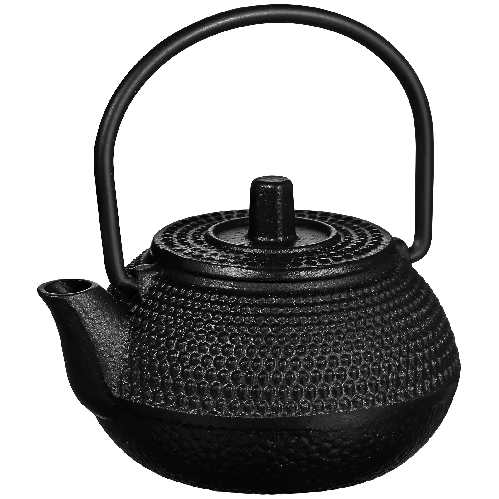 

Cast Iron Teapot Set Mini Furniture Small Ornament Flower Adornment Kettle Decoration