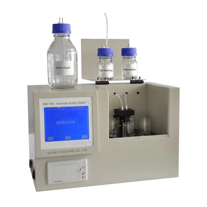 

Automatic Lab Analyzer Insulating Oil Water Soluble Acidity Test Kit Oil Acid Value Tester GDSZ-402