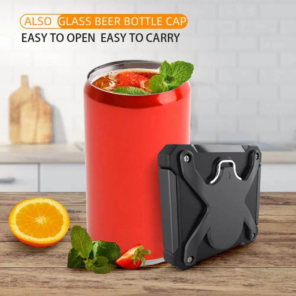 

Topless Can Opener Portable Lightweight Multifunctional Drink Beer Cola Bottle Tin Beverage Can Opener Outdoor Kitchen Bar Tool