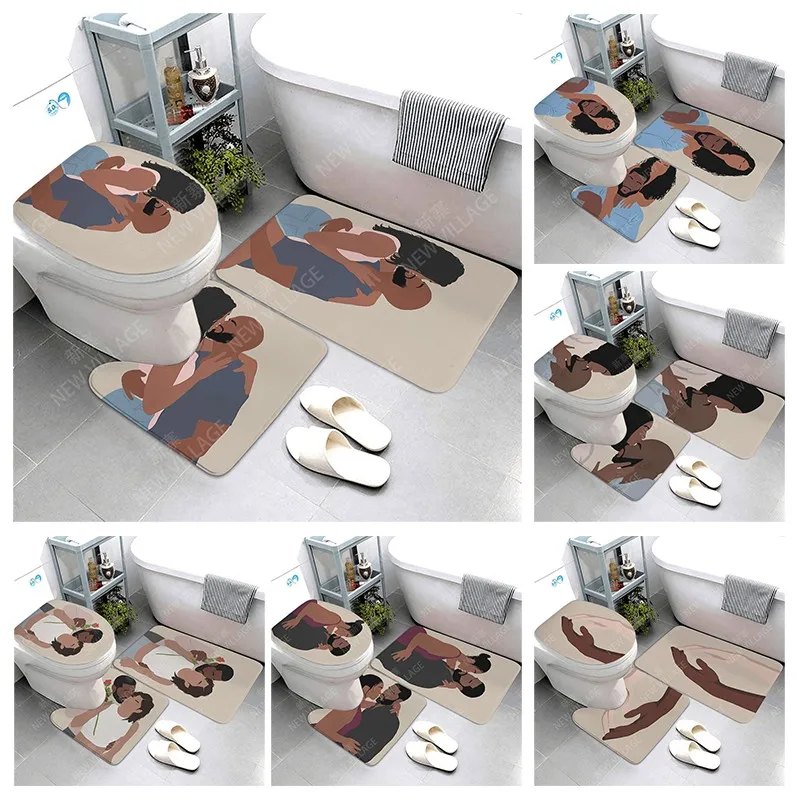 

Противоскользящий коврик для ванной, коврик для душа, декоративный Впитывающий Коврик для ног, вход в ванну, коврик для туалета в стиле бохо с искусственными листьями