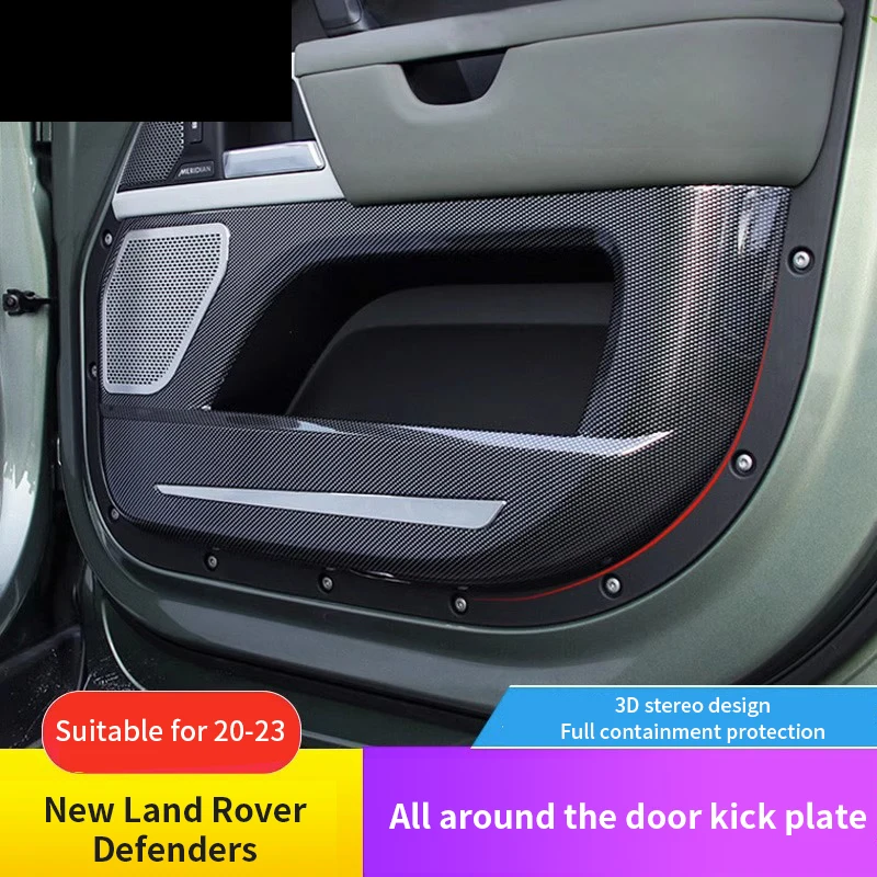 

20-23 Land Rover Defender 110 Door Anti-kick Plate Decorated with Defender 90 Interior Modification Accessories Anti-dirty Pad