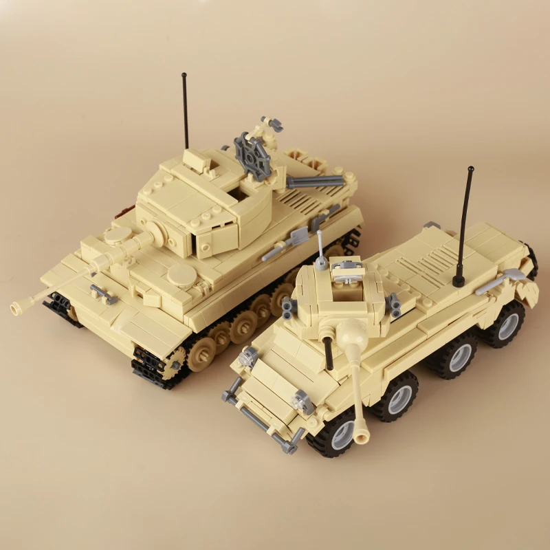 WW2 Североафриканская военная немецкая танковая тигровая фигурка солдата