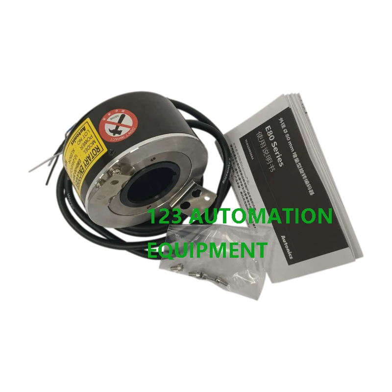 Фото Аутентичный новый Autonics E80H30-60 100 360 500 1024-3-T-24 100 360 1024-3-N-24 1024-6-L-5 Инкрементный полый поворотный энкодер №5