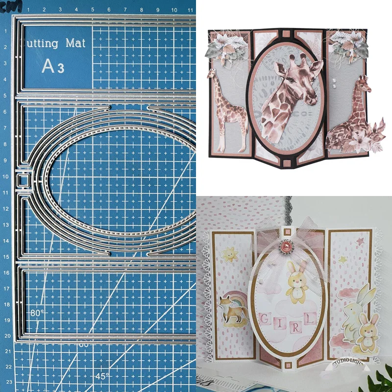 

Металлические Вырубные штампы Lucky богини овальные зигзагообразные открытки «сделай сам» Скрапбукинг Фотоальбом декоративное тиснение бум...