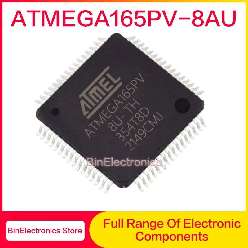 

Фотовспышка, фотовспышка, модель QFP64 ATMEGA165PV-8AU ATMEGA165PV, 1 шт.