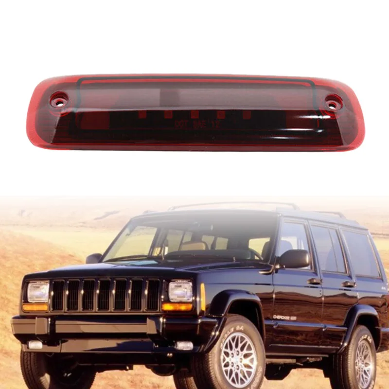 

Светодиодный задний стоп-светильник с высоким креплением красный для 97-01 Jeep Cherokee XJ 2.5L/4.0L, стоп светильник, светильник