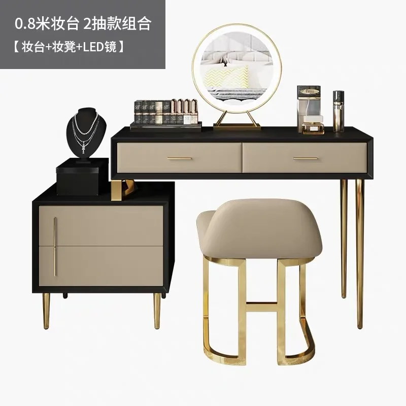 Прикроватная тумбочка Комод Дешевая одежда Комната Спальня Роскошная мебель