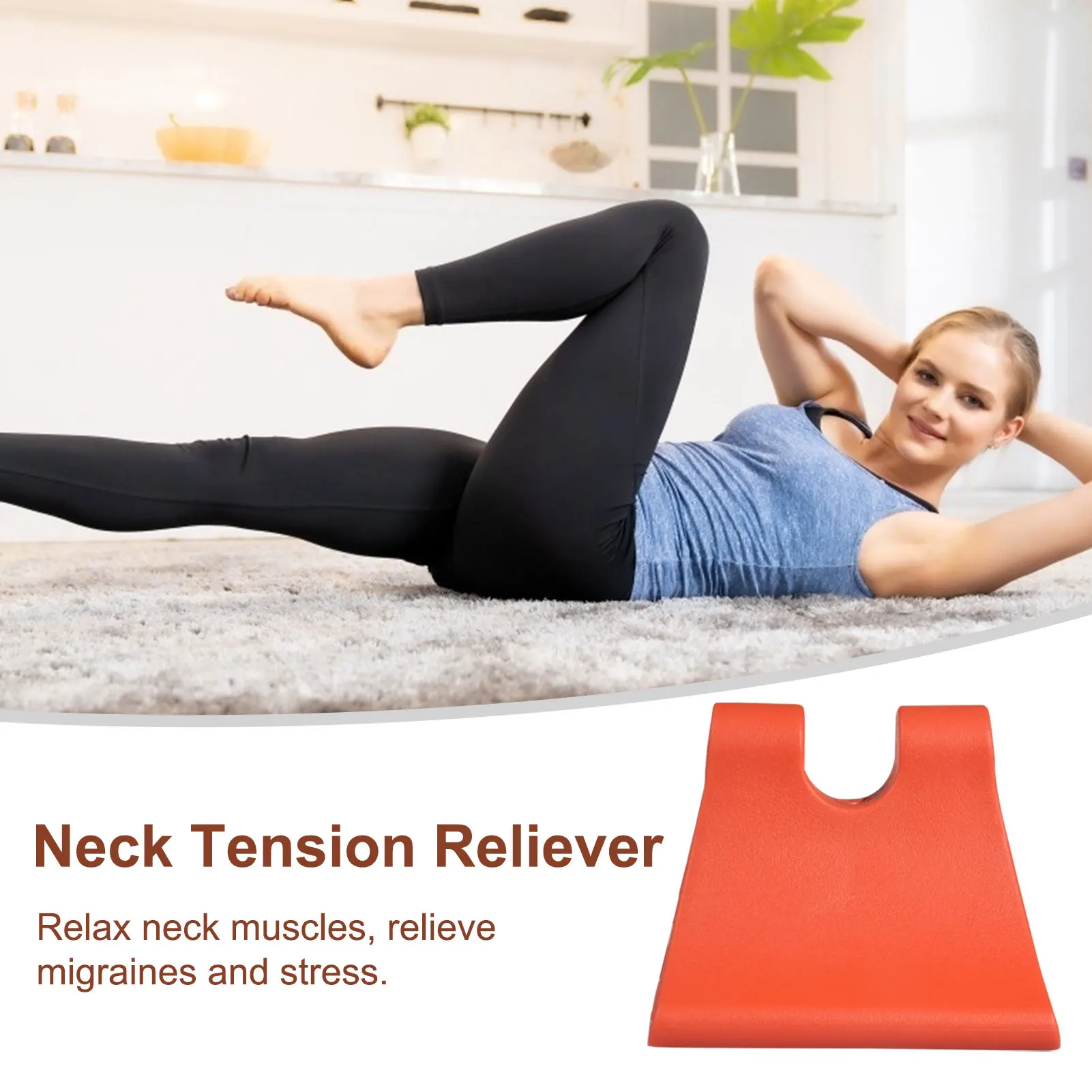 

Neck Tension Reliever Occipital Release Tool Neck Shoulder Back Muscle Relaxer Massager Manual Full Body Fitness Accessory