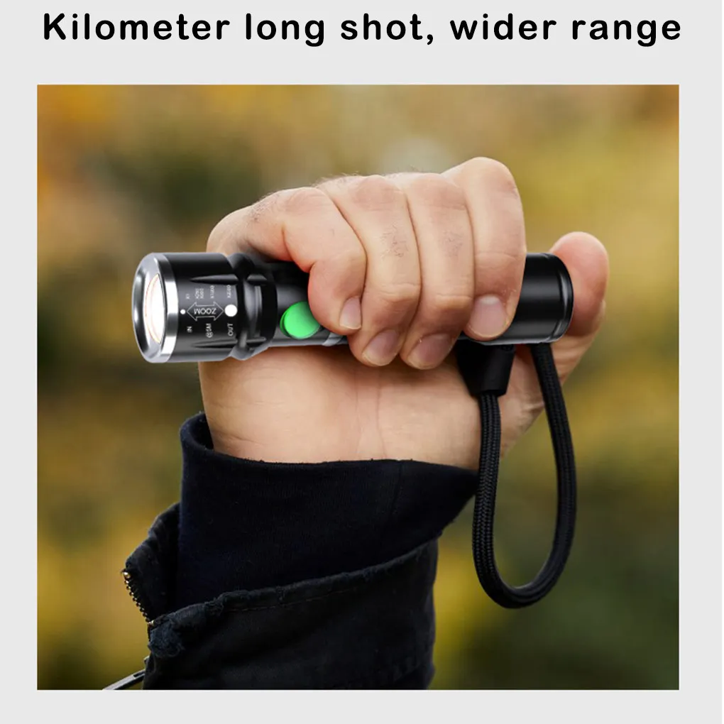 

Водонепроницаемый масштабируемый портативный аварийный фонарик с зарядкой