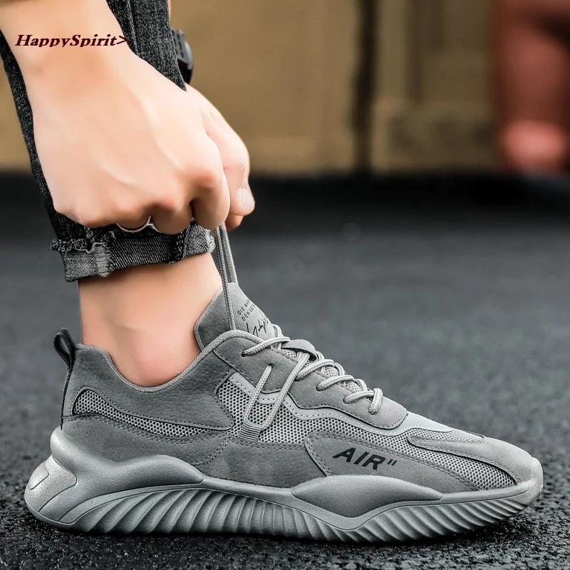 

New Mesh Men Shoes Breathable Men's Sneakers Lac-up Lightweight Walking Man Tenis Shoes Zapatillas Hombre