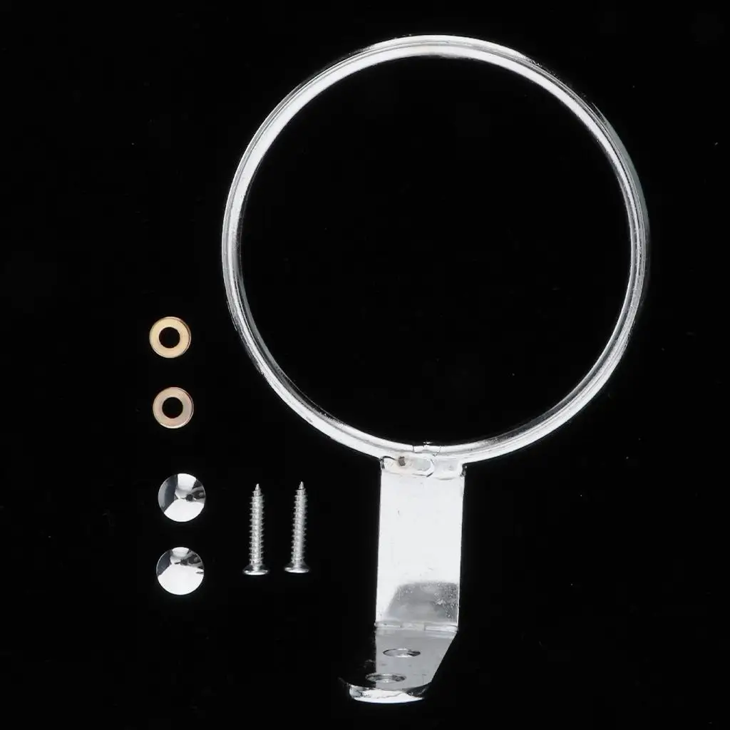 

Bathroom Hair Dryer Holder Hair Care Tools Holder Wall Mount Chrome Finished