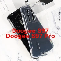 fitted case for doogee s97 pro cover camera lens protection transparent phone case for doogee s97 soft black tpu case couqe capa